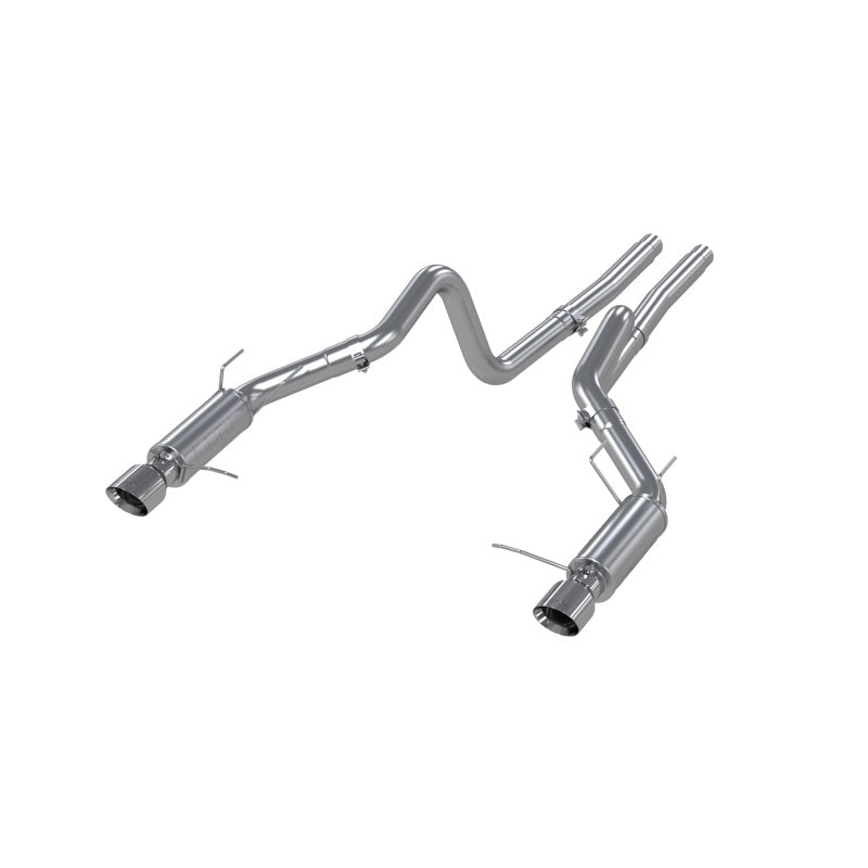 MBRP 11-12 Ford Shelby GT 500 T304 3in Cat Back Dual Split Rear Race Version 4.5in Tips - T1 Motorsports