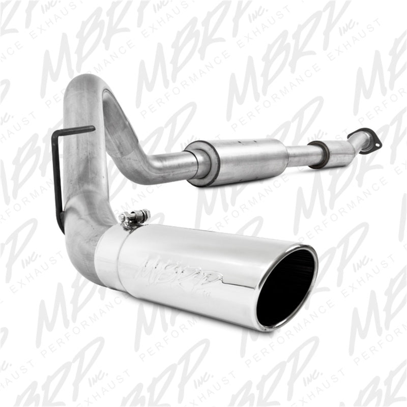 MBRP 11-12 Ford F150 SVT Raptor 6.2L EC-SB/CC-SB 3.5in Cat Back Single Exit Alum Exhaust System - T1 Motorsports