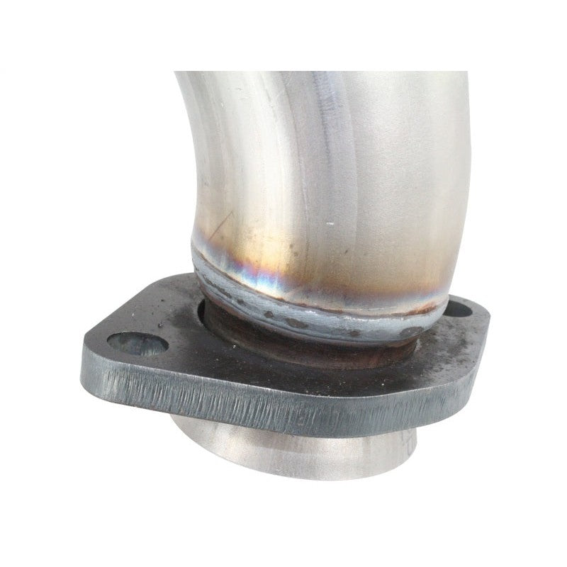 aFe Twisted Steel Delete Down-Pipe and Y-Pipe 2 to 2-1/2in Alum Steel Exhaust 12-16 Jeep Wrangler - T1 Motorsports