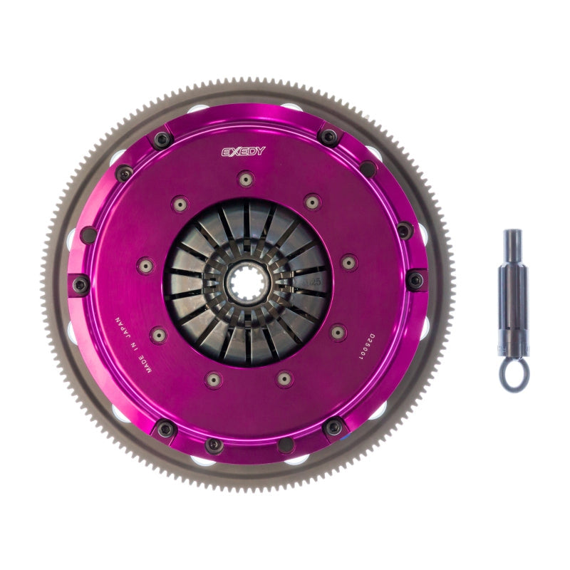 Exedy 1996-2016 Ford Mustang V8 Hyper Single Clutch Strap Drive Type Sprung Disc - T1 Motorsports