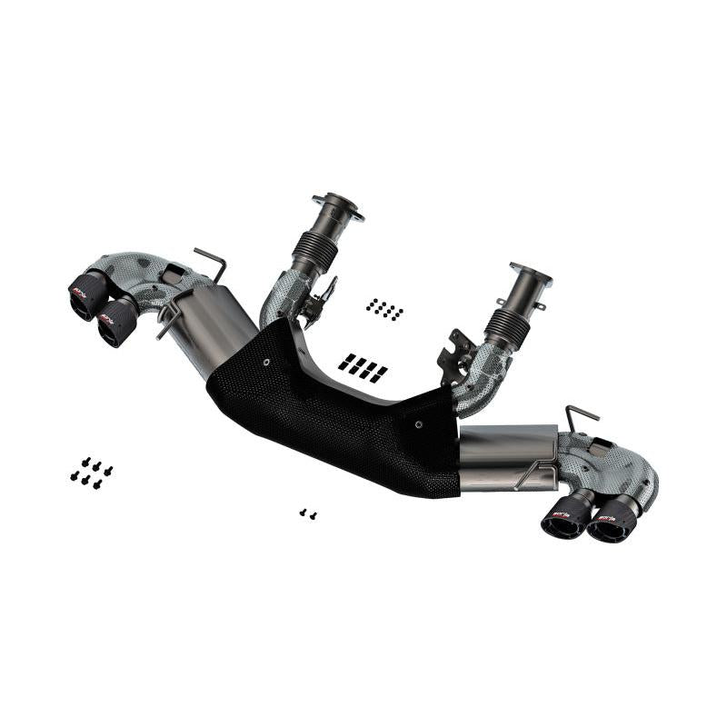 Borla ATAK Catback Exhaust - Carbon Fiber Tips - 2020-2023 Chevy Corvette 6.2L V8 AT w/o NPP