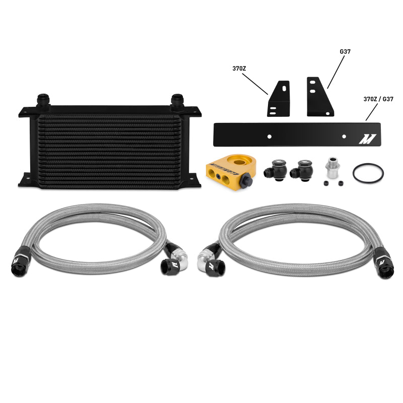Mishimoto 09-12 Nissan 370Z / 08-12 Infiniti G37 (Coupe Only) Thermostatic Oil Cooler Kit - T1 Motorsports