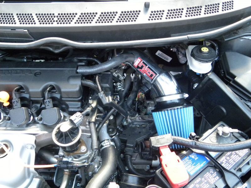 Injen 06-11 Honda Civic Ex 1.8L 4cyl Black Tuned Air Intake w/ MR Tech/Nano-Fiber Dry Filter - T1 Motorsports