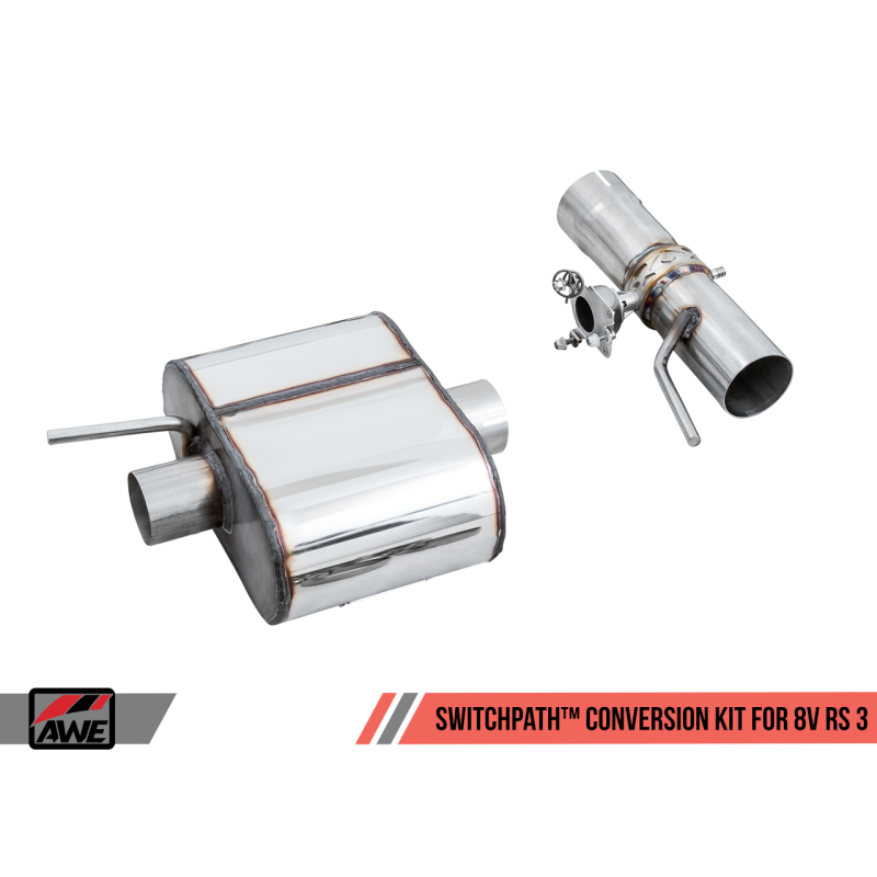 AWE Tuning 18-19 Audi TT RS Coupe 8S/MK3 2.5L Turbo SwitchPath Exhaust Conversion Kit