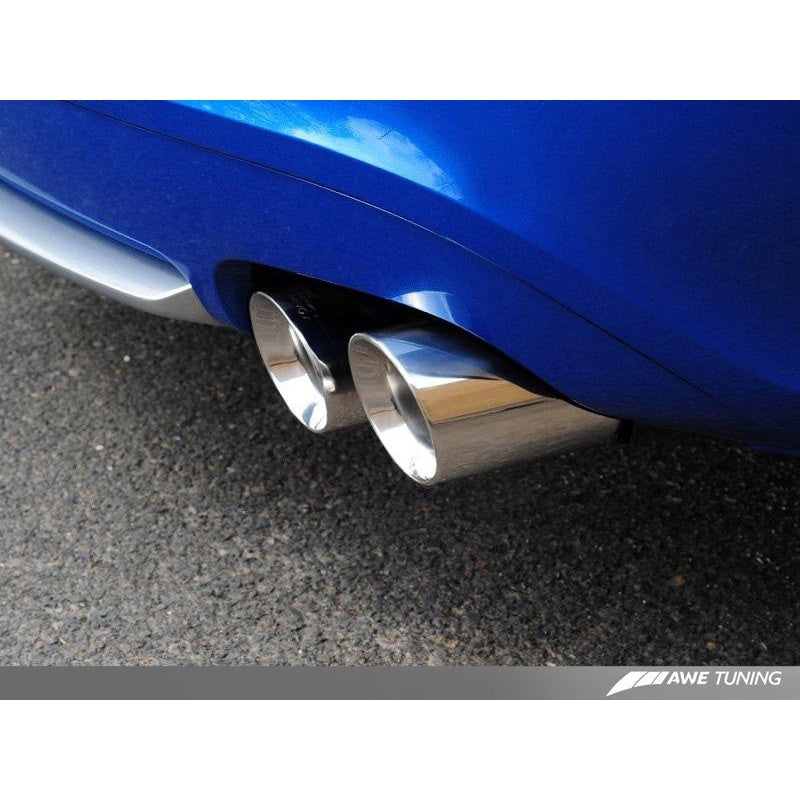 AWE Tuning Audi B8 S5 4.2L Touring Edition Exhaust System - Polished Silver Tips