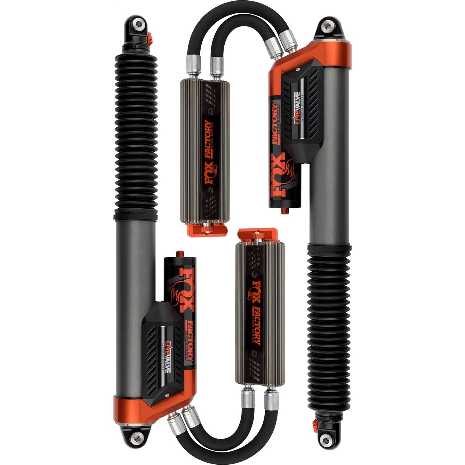 Fox Ford Raptor 3.0 Factory Series 12.3in External QAB P/B External Cooler Shock Set - T1 Motorsports