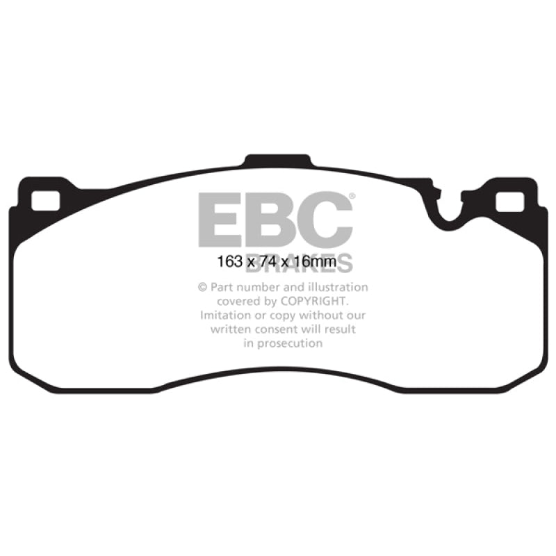EBC Redstuff Brake Pads -  08-10 BMW 135 3.0 Twin Turbo - Front Brake Pads