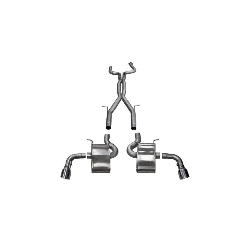 Corsa 16-18 Chevy Camaro SS 6.2L Xtreme 2.75in Cat-Back Dual Rear Exit w/ Single 4.5in Polished Tips