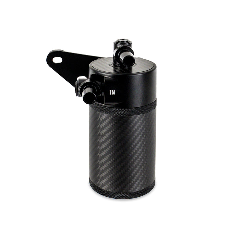 Mishimoto 2020+ Chevrolet Corvette C8 Baffled Oil Catch Can Kit (PCV Side) - Carbon Fiber - T1 Motorsports