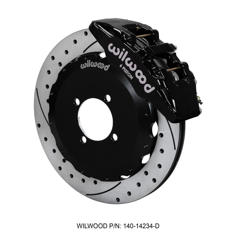 Wilwood Dynapro 6 Front Hat Kit 12.88in Drilled 2016-Up Mazda MX5 Miata w/ Lines - T1 Motorsports