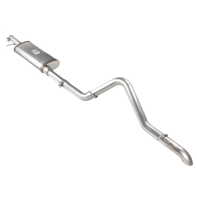 aFe MACHForce XP Exhaust Cat-Back 2.5in SS-409 Hi-Tuck 12-14 Jeep Wrangler Unlimited V6 3.6L 4Dr