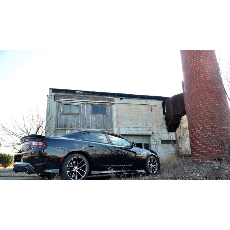 Corsa 15-16 Dodge Charger SRT/Scat Pack/R/T 6.4L Black Xtreme Cat-Back Exhaust - T1 Motorsports