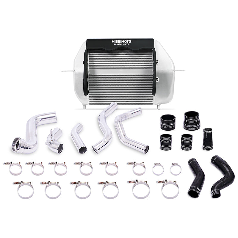 Mishimoto 2011-2014 Ford F-150 EcoBoost Silver Intercooler w/ Polished Pipes - T1 Motorsports