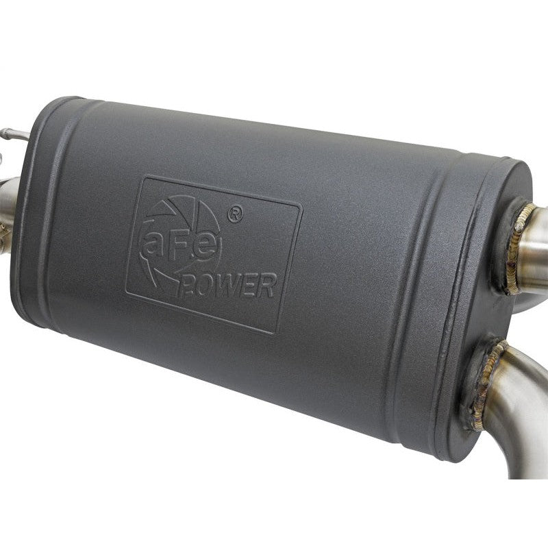 aFe MACHForce XP 3in - 2 1/2in Axle Back 304SS Exhaust w/ Polished Tips 16-17 BMW M2 (f87)