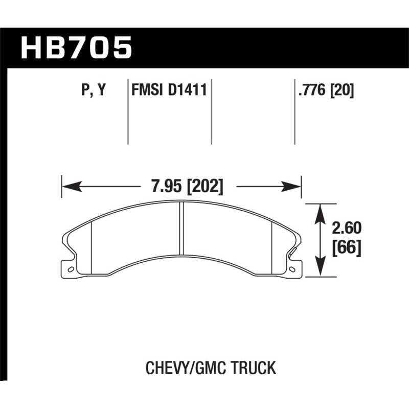 Hawk Chevy/GMC Express/Silverado/Savana/Sierra 15/25/35/4500 SuperDuty Rear LTS Brake Pads - T1 Motorsports