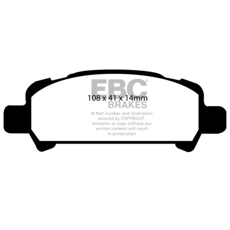 EBC Redstuff Brake Pads -  02-06 Subaru Baja 2.5 - Rear Brake Pads