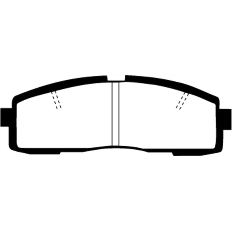 EBC Redstuff Brake Pads -  86-92 Toyota Supra 2.8 - Rear Brake Pads