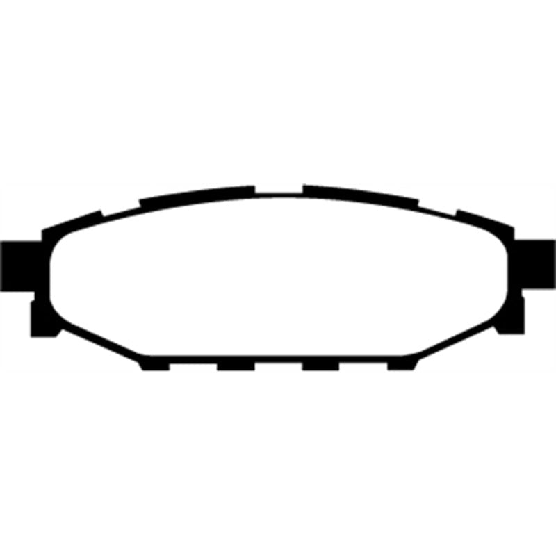 EBC Redstuff Brake Pads -  12+ Subaru BRZ 2.0 (solid rear rotors) - Rear Brake Pads