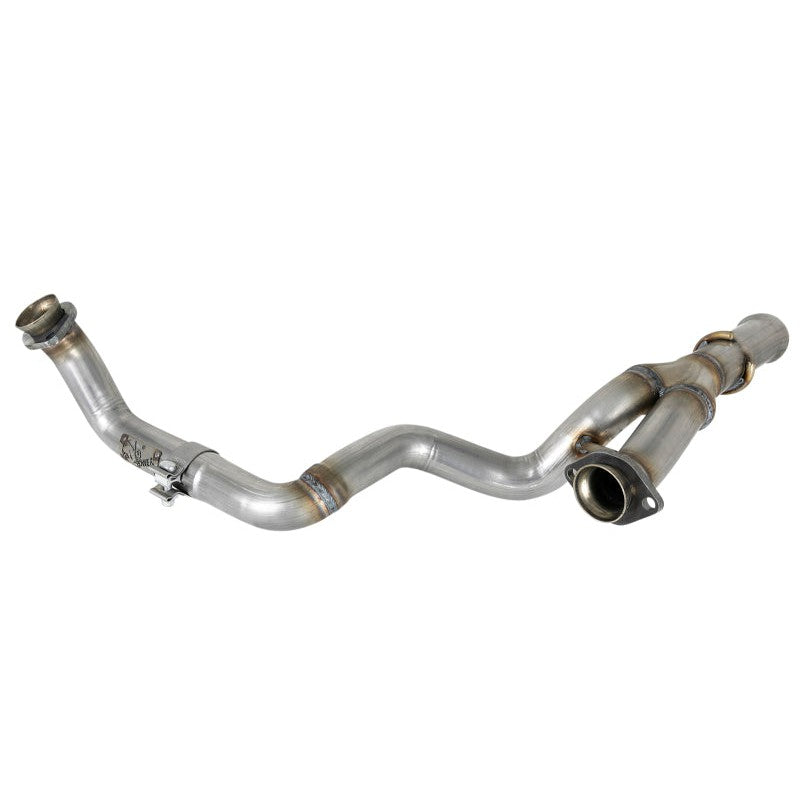 aFe POWER Twisted Steel Y-Pipe 2-1/4in 409 SS Exhaust System 2018 Jeep Wrangler (JL) V6-3.6L