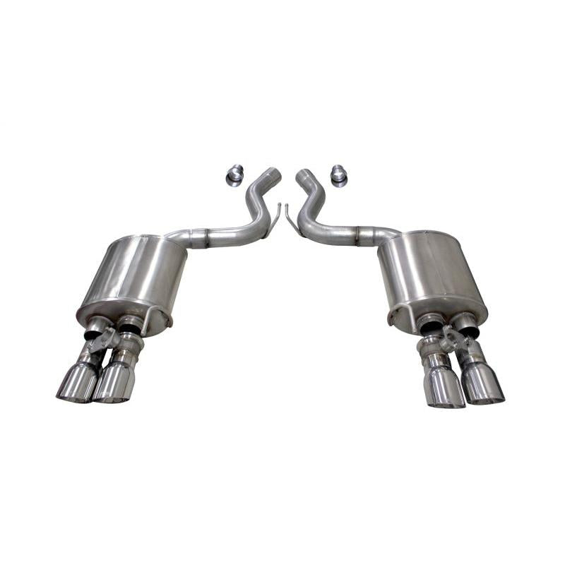 Corsa 2018-2023 Ford Mustang GT Fastback 5.0L 3in Sport Axle-Back Exhaust w/ 4in Polished Tips