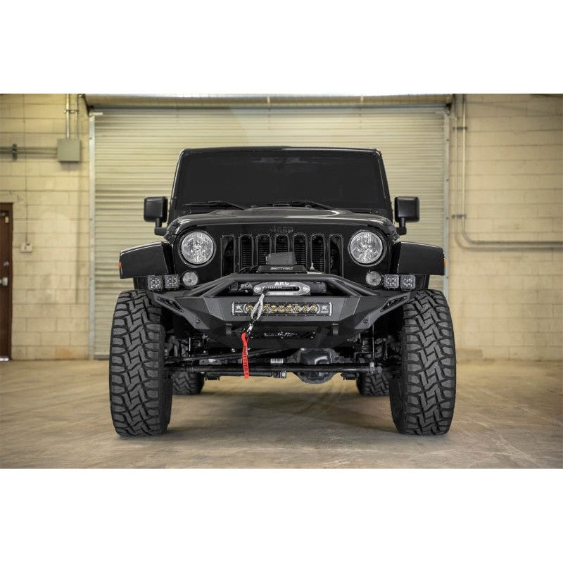 Addictive Desert Designs 07-18 Jeep Wrangler JK Stealth Fighter Front Bumper w/ Winch Mount