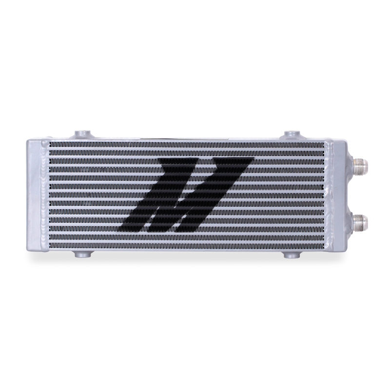 Mishimoto Universal Medium Bar and Plate Dual Pass Silver Oil Cooler - T1 Motorsports