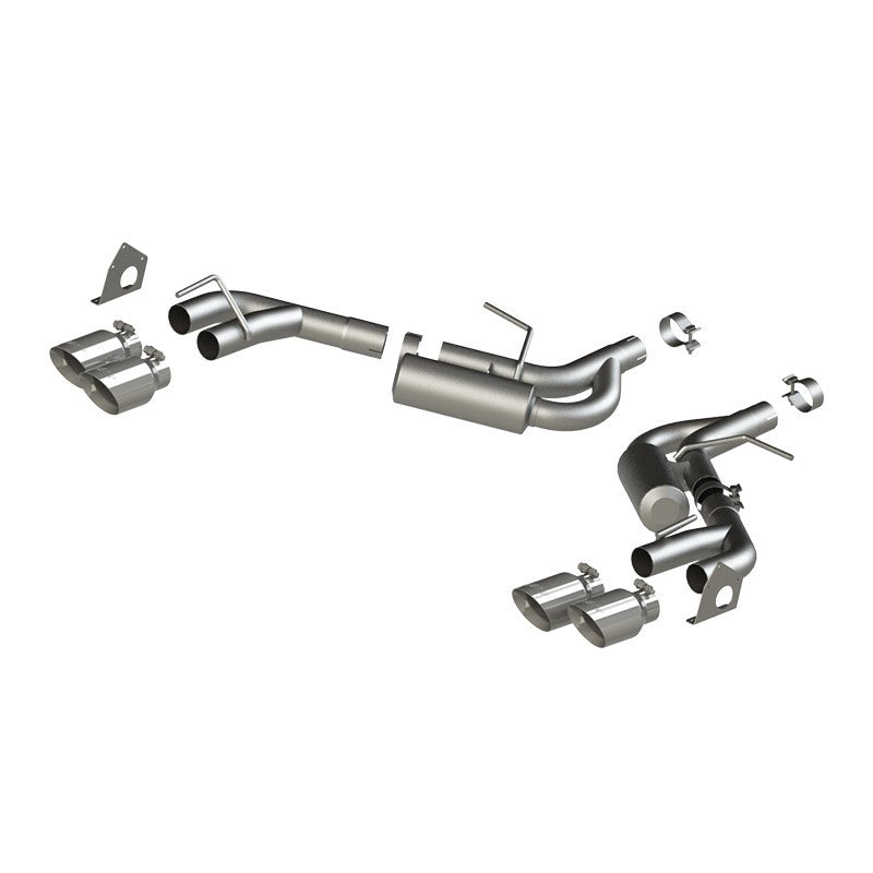 MBRP 16-19 Chevrolet Camaro V6 2.5in T304 NPP Dual Axle Back Exhaust w/ 4in Quad Dual Wall Tips - T1 Motorsports