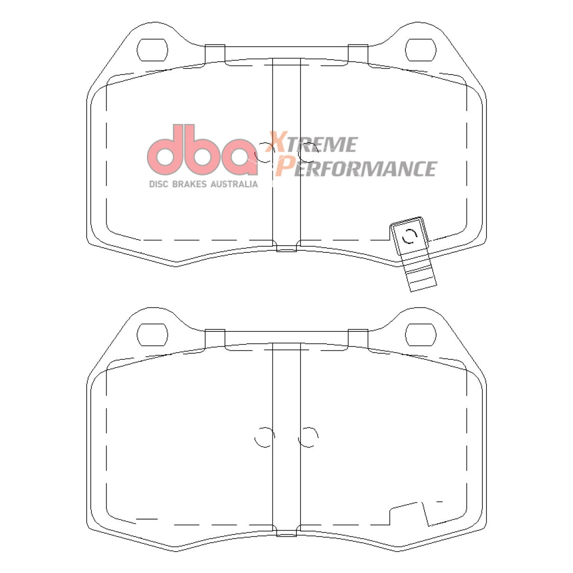 DBA 03-07 G35 w/ Brembo XP650 Front Brake Pads - T1 Motorsports
