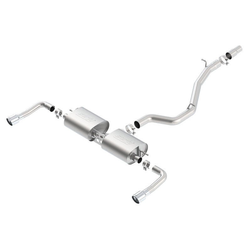 Borla 14-16 Audi A3 Quattro 2.0L Turbo AT/MT RWD 4DR S-Type Cat-Back Exhaust Single Split Rear Exit - T1 Motorsports