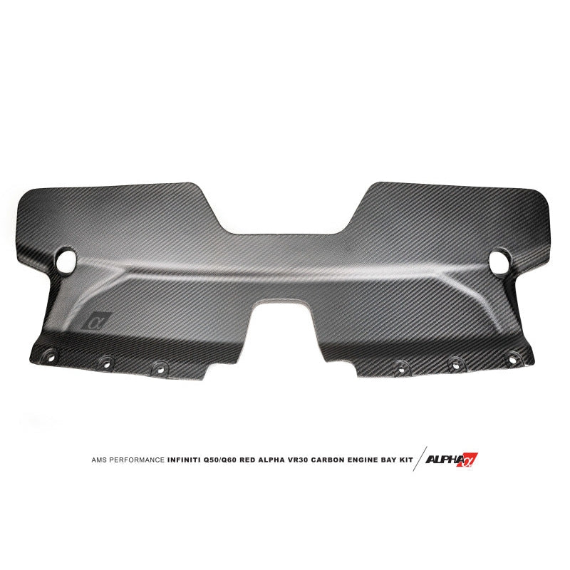AMS Performance Infiniti 17+ Q60 / 16+ Q50 3.0TT Alpha Matte Carbon Front Duct - T1 Motorsports