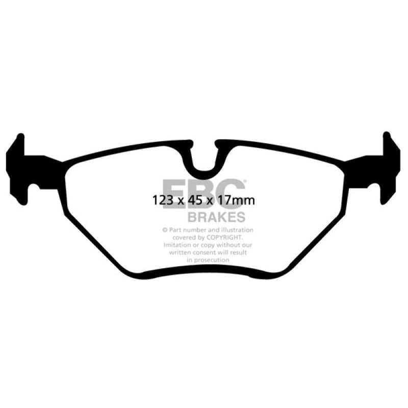 EBC Redstuff Brake Pads -  99-02 BMW Z3 2.5 - Rear Brake Pads