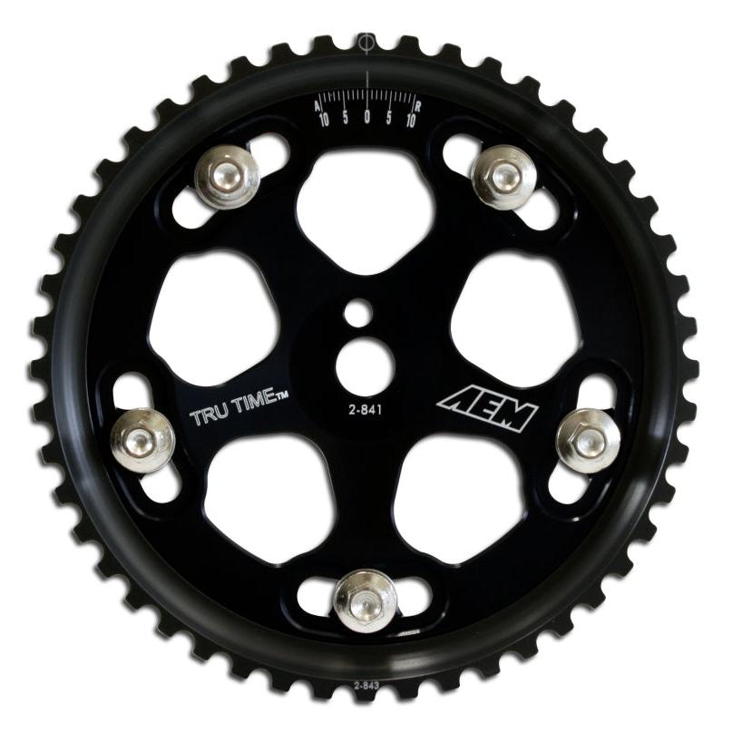 AEM Evo 8 & IX Black Tru-Time Cam Gear - T1 Motorsports