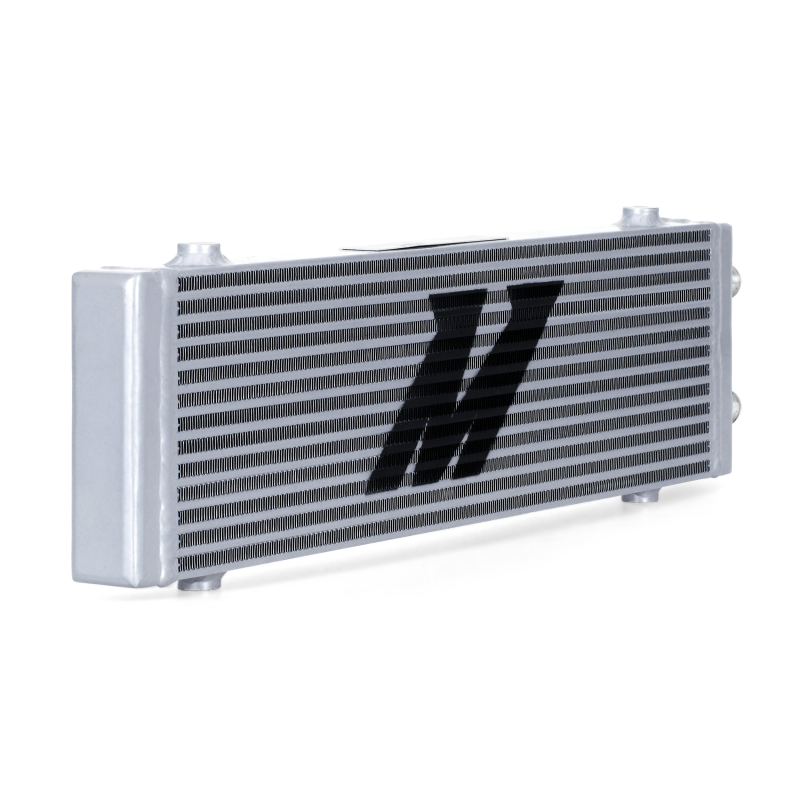 Mishimoto Universal Large Bar and Plate Dual Pass Silver Oil Cooler - T1 Motorsports