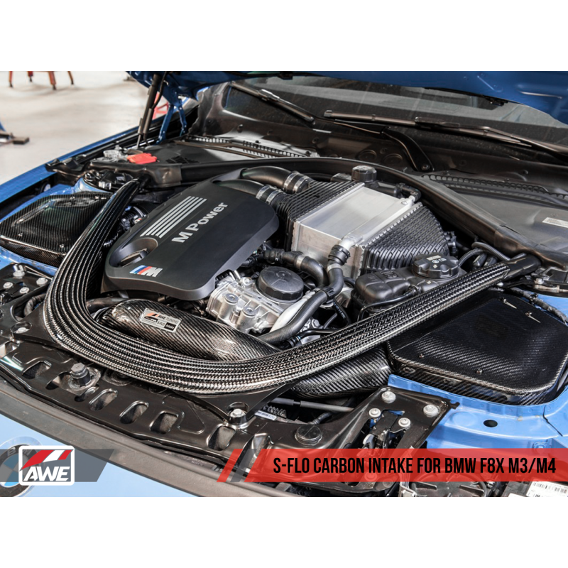 AWE Tuning BMW F8x M3/M4 S-FLO Carbon Intake