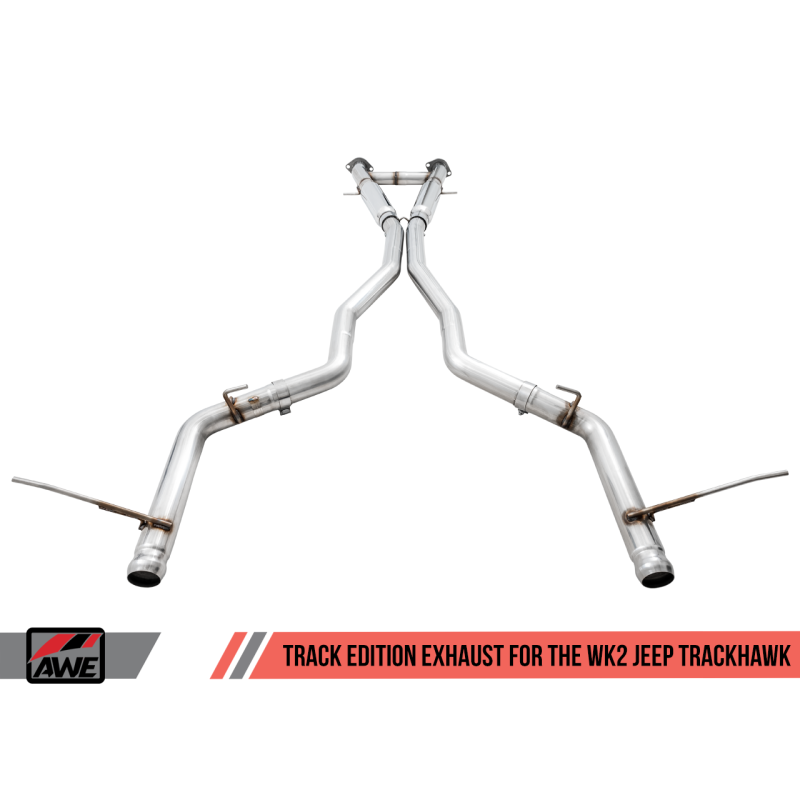 AWE Tuning 2020 Jeep Grand Cherokee SRT/Trackhawk Track Edition Exhaust - Use w/Stock Tips