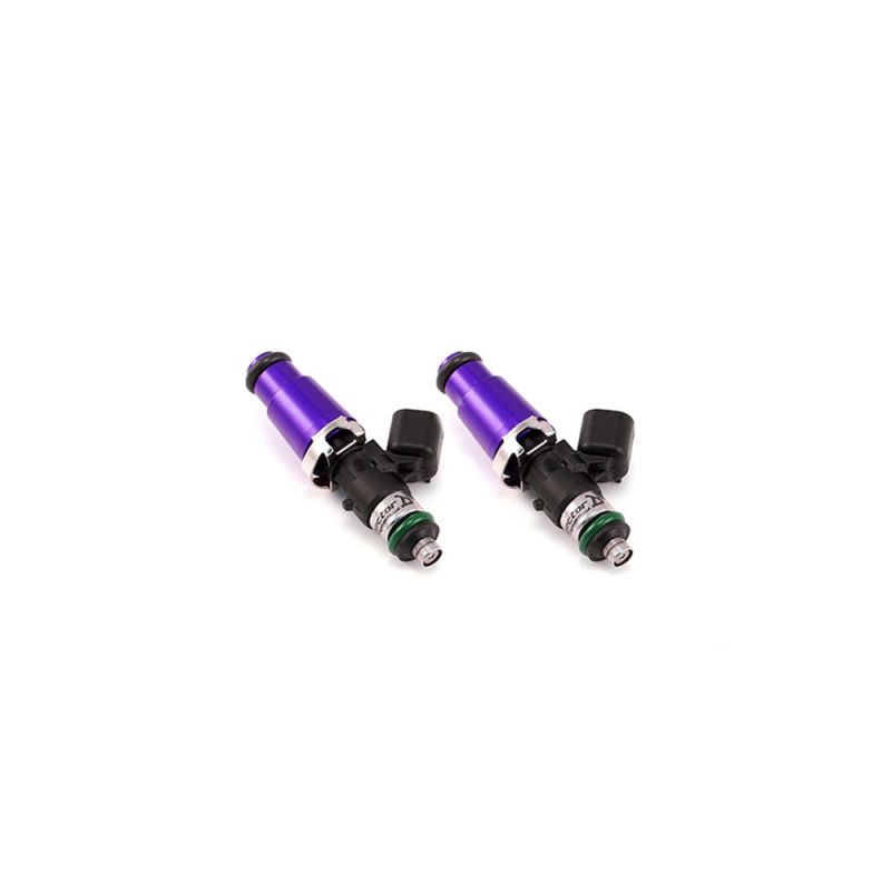 Injector Dynamics 2600-XDS Injectors - 60mm Length - 14mm Purple Top - 14mm Lower O-Ring (Set of 2) - T1 Motorsports