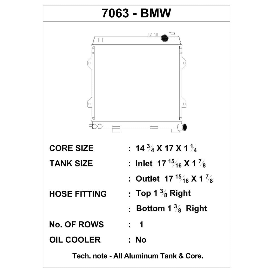 CSF 87-91 BMW M3 (E30) 2.7L Radiator - T1 Motorsports