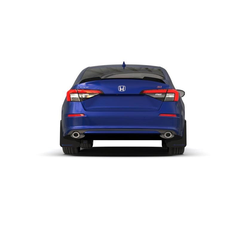 Rally Armor 2022 Honda Civic (Incl. Si/Sport/Touring) Black UR Mud Flap w/ Grey Logo