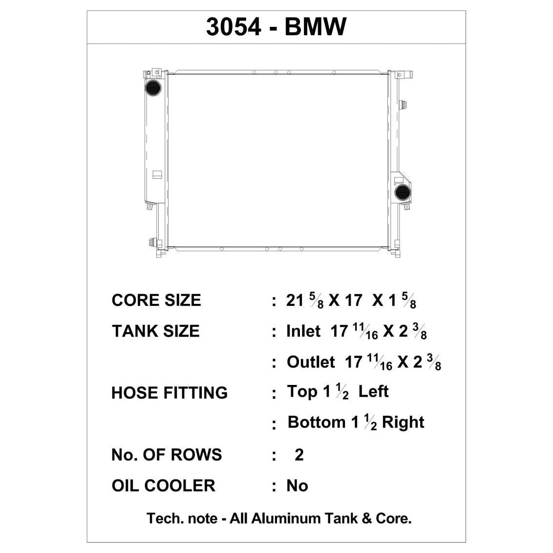 CSF 93-99 BMW M3 (E36) / 92-95 BMW 320i / 92-98 BMW 323 / 92-98 BMW 325 / 94-98 BMW 328 Radiator - T1 Motorsports