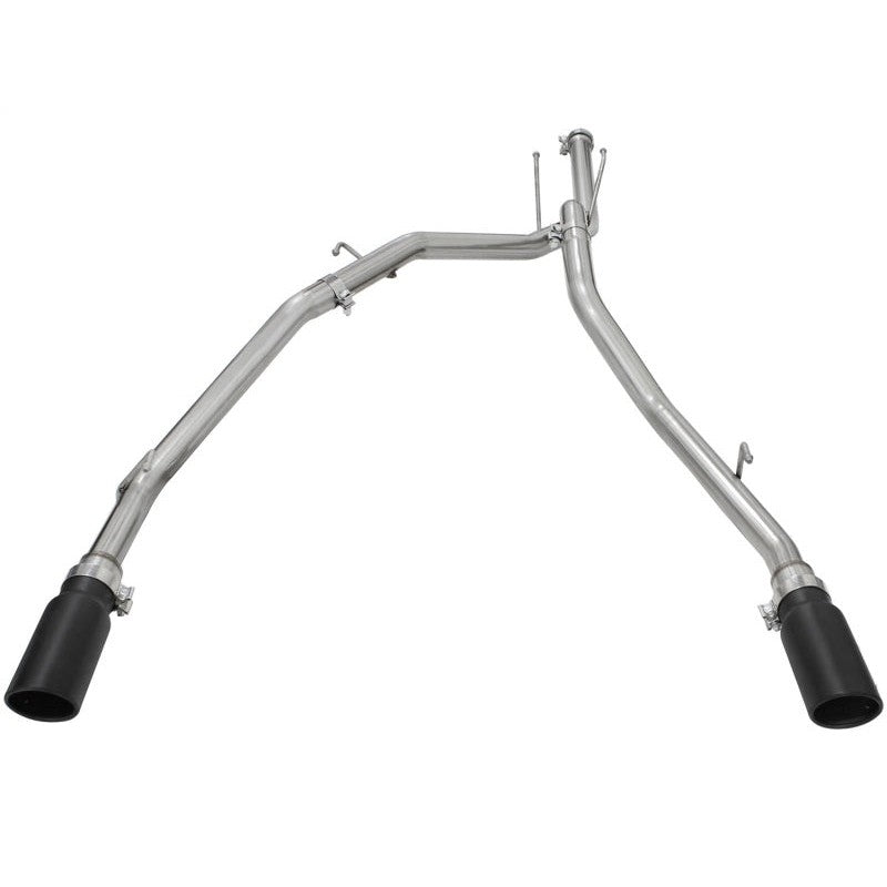 aFe MACHForce XP DPF-Back Exhaust 2.5in SS with Black Tips 2014 Dodge Ram 1500 V6 3.0L EcoDiesel