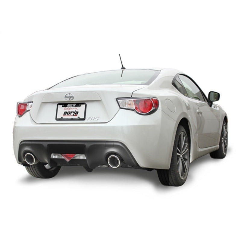 Borla 13-15 Scion FR-S 2.0L 4cyl 6spd / 13 Subaru BRZ 2.0L 4cyl 6spd SS Catback Exhaust - T1 Motorsports