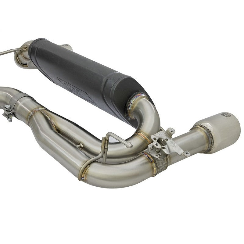 aFe MACHForce XP Exhausts Axle-Back 12-15 BMW 335i 3.0T (SS w/Polished Tips)
