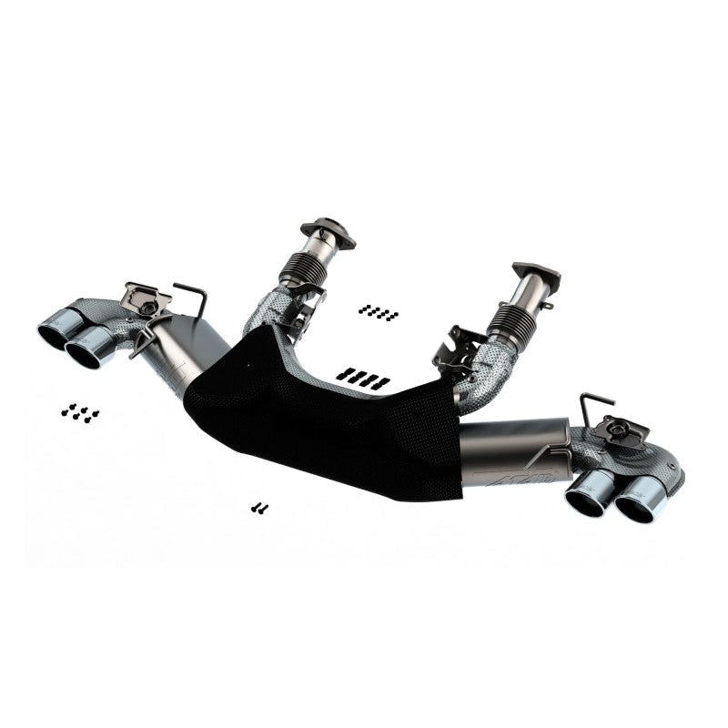 Borla 2020 Chevrolet Corvette C8 6.2L ATAK 3in Exhaust System Dual Round A/C Tips 4inx 4.75in - T1 Motorsports
