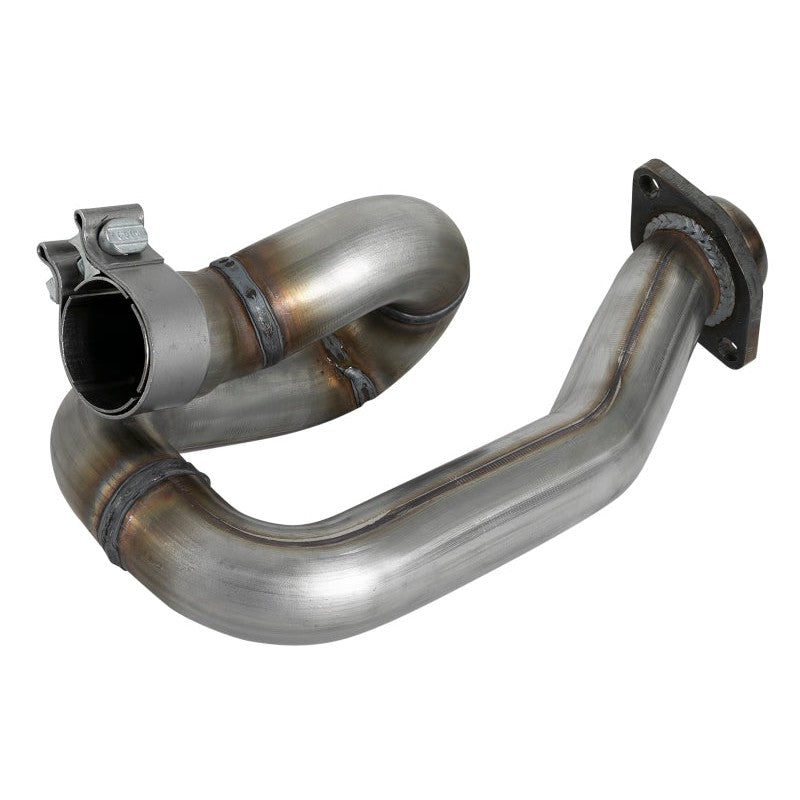 aFe POWER Twisted Steel Loop Relocation Pipe 2018 Jeep Wrangler (JL) V6-3.6L