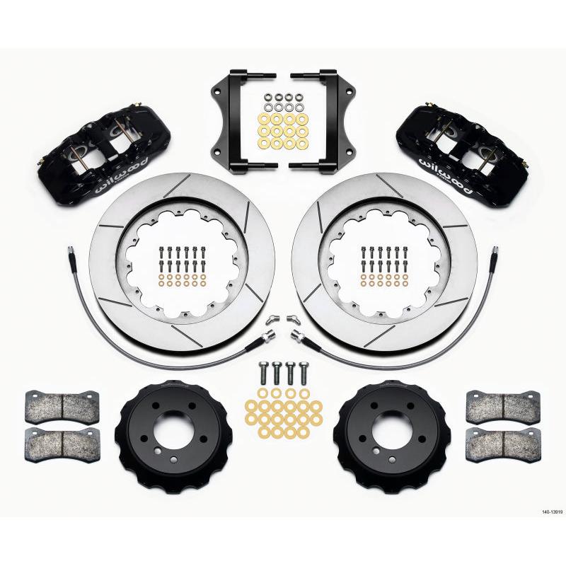 Wilwood AERO6 Front Hat Kit 15.00 2007-2011 BMW E90 Series w/Lines - T1 Motorsports