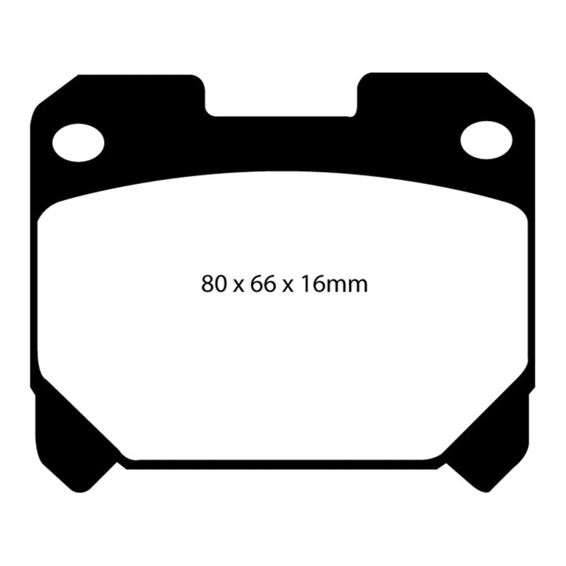 EBC Redstuff Brake Pads -  93-98 Toyota Supra 3.0 Twin Turbo - Rear Brake Pads