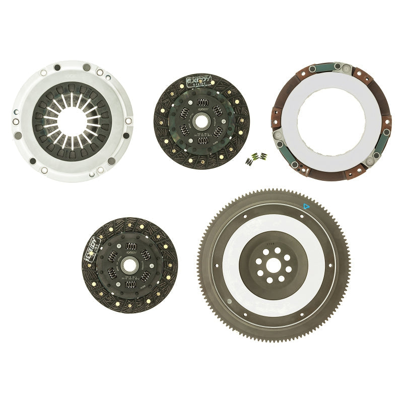 Exedy 1991-1996 Acura NSX V6 Hyper Twin Organic Clutch Strap Drive Type Sprung Center Disc - T1 Motorsports