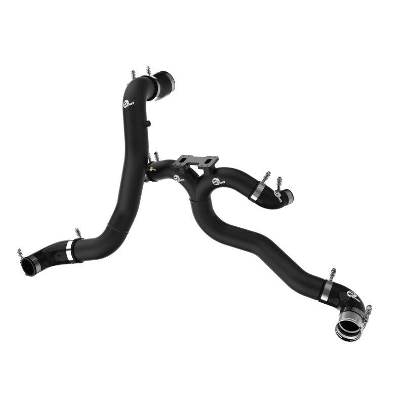 AFE 18-22 Kia Stinger V6-3.3L BladeRunner Alum Hot/Cold Charge Pipe Kit Black - T1 Motorsports