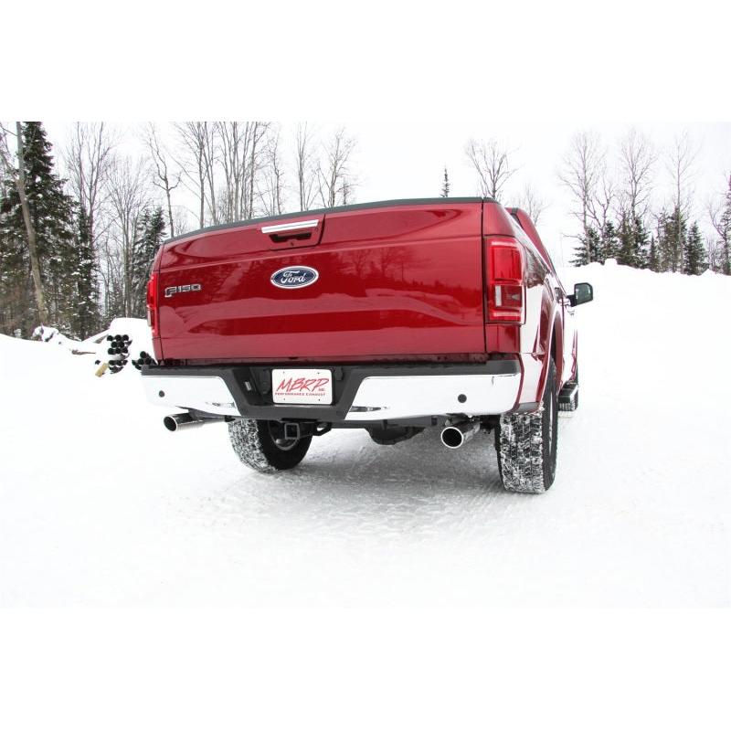MBRP 2015 Ford F-150 5.0L 3in Cat Back Dual Split Rear Exit AL Exhaust System - T1 Motorsports