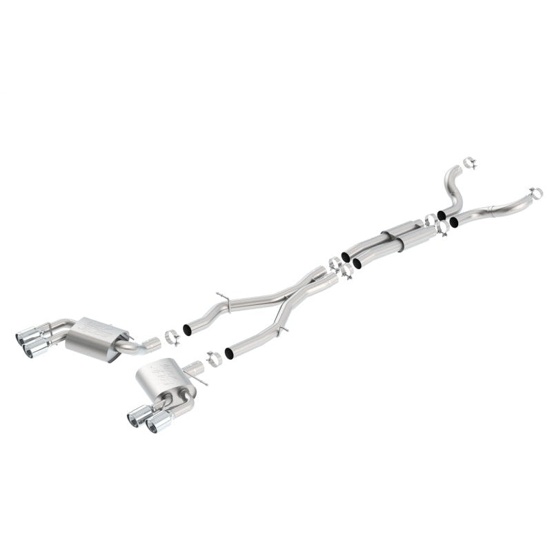 Borla Chevy 16-17 Camaro 6.2L ATAK Catback w/ Dual Tips (NPP) Dual Split Rear Exit - T1 Motorsports